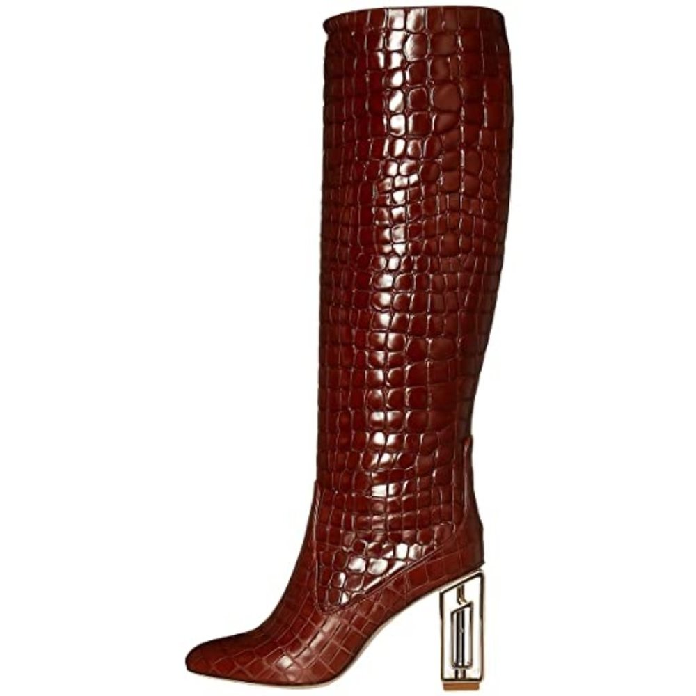 Tory Burch Jessa Metal Heeled boot Size 6
